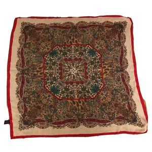 Specialty House Scarf Silk Multicolor  Geometric Design Size